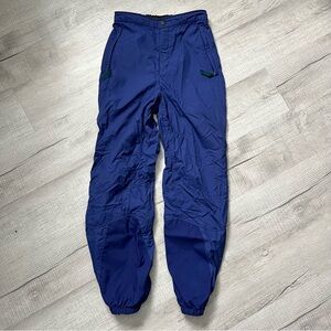 VINTAGE PATAGONIA Wind Shield Winter Snow Skiing Pants Size 10- Purple
